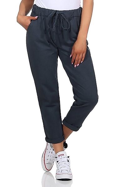 CLEO STYLE Jogginghose Damen Jogginghose 3569 36-40 Dunkelgrau günstig online kaufen