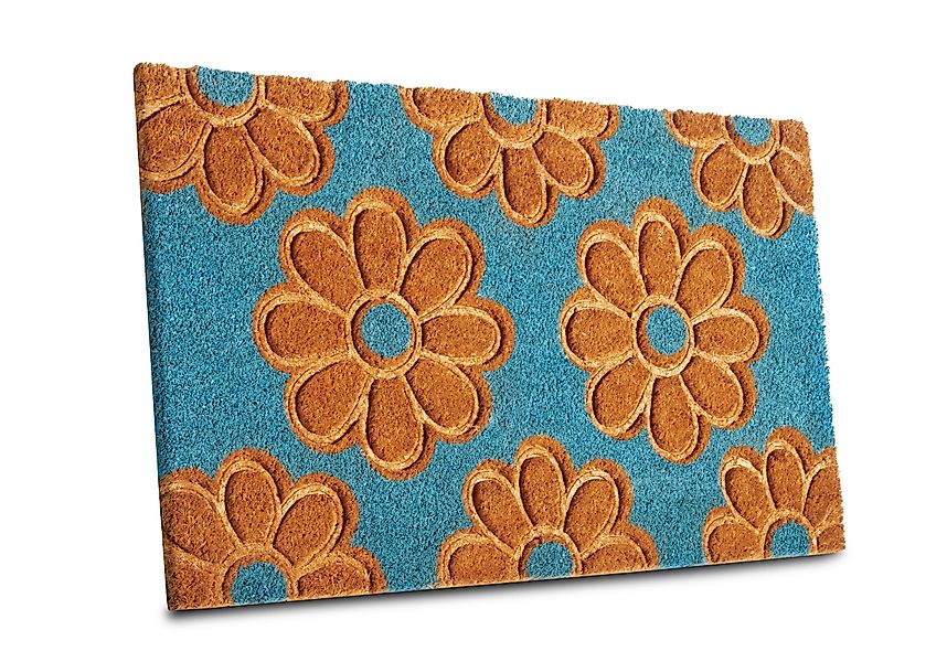 HANSE Home Fußmatte "Mix Mats Kokos Flowers, Türmatte" rechteckig 15 mm Höh günstig online kaufen