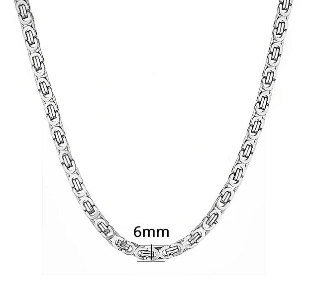 Ware aus aller Welt Königskette Edelstahl Halskette 6mm x 50cm Panzerkette günstig online kaufen