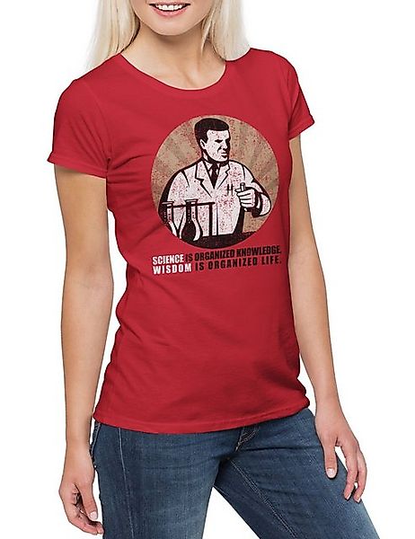 Urban Backwoods Print-Shirt Science Is Organized Knowledge Damen T-Shirt Wi günstig online kaufen