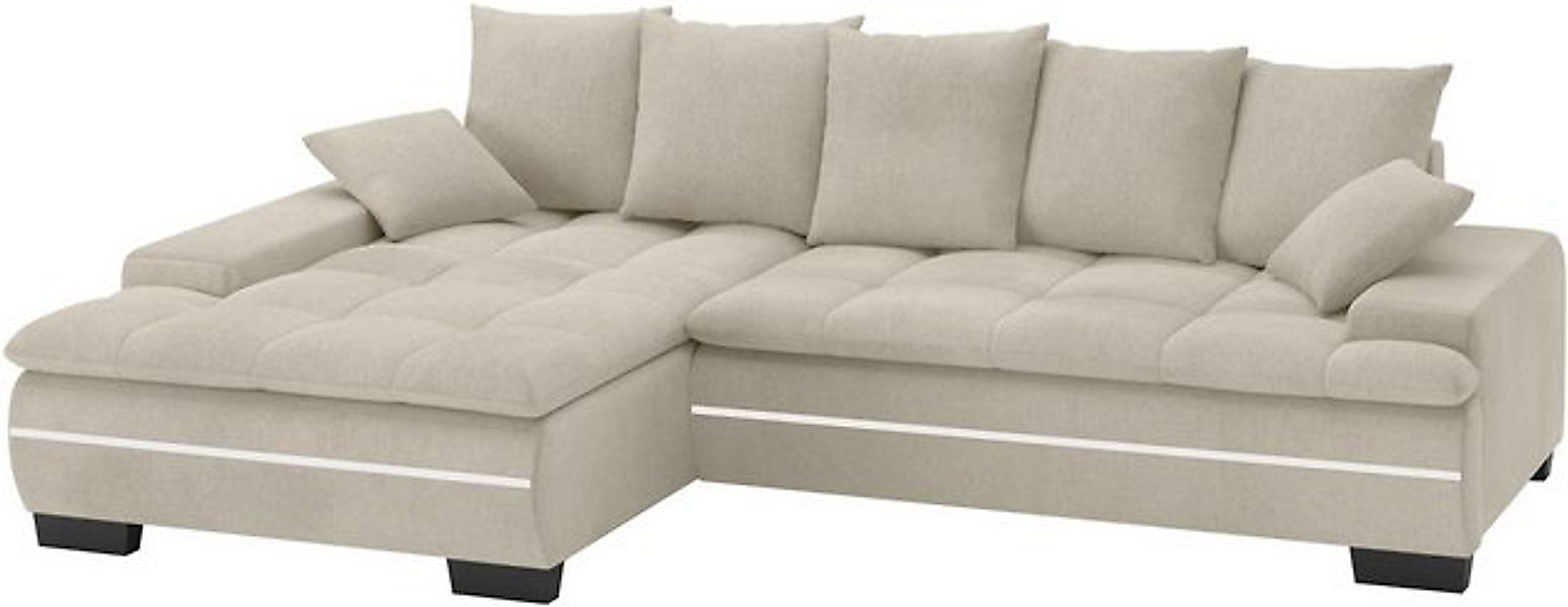 Mr. Couch Ecksofa Haiti II, L-Form, RGB-LED Beleuchtung, Kaltschaum, wahlwe günstig online kaufen