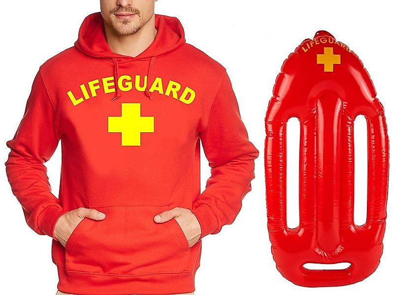 coole-fun-t-shirts Kostüm Lifeguard Rettungsschwimmer Kostüm Hoodie + Schwi günstig online kaufen