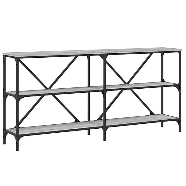 vidaXL Beistelltisch Konsolentisch Grau Sonoma 160x30x75 günstig online kaufen