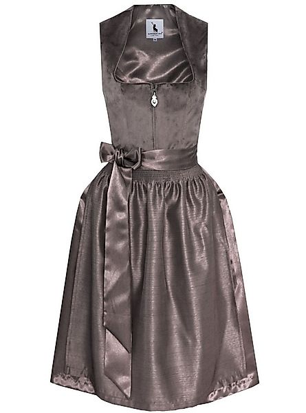Alpenmärchen Dirndl Dirndl Karolina in grau - ALM1011 günstig online kaufen