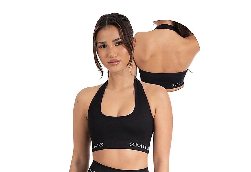 Smilodox Sport-BH Azura, Seamless Sport Top Rückenfrei Starker Halt Fitness günstig online kaufen
