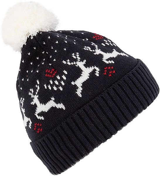 K-UP Bommelmütze Rentier Weihnachtsmützev günstig online kaufen