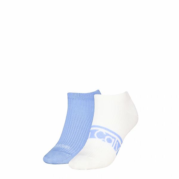Calvin Klein Sneakersocken "CK WOMEN SNEAKER LOGO STRIPE" 2 Paar, mit Logos günstig online kaufen