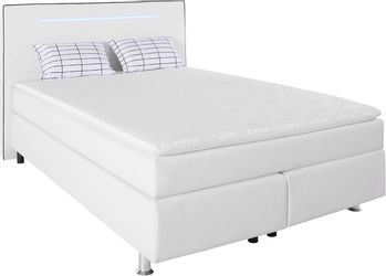 COLLECTION AB Boxspringbett "London, inklusive Topper und Kissen, mit LED-B günstig online kaufen