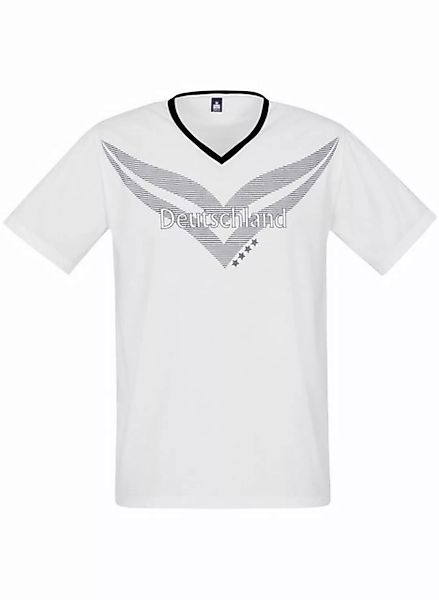 Trigema T-Shirt TRIGEMA V-Shirt in Retrooptik (1-tlg) günstig online kaufen