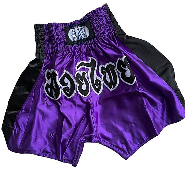 BAY-Sports Sporthose Thaiboxhose lila violett Thaiboxen günstig online kaufen