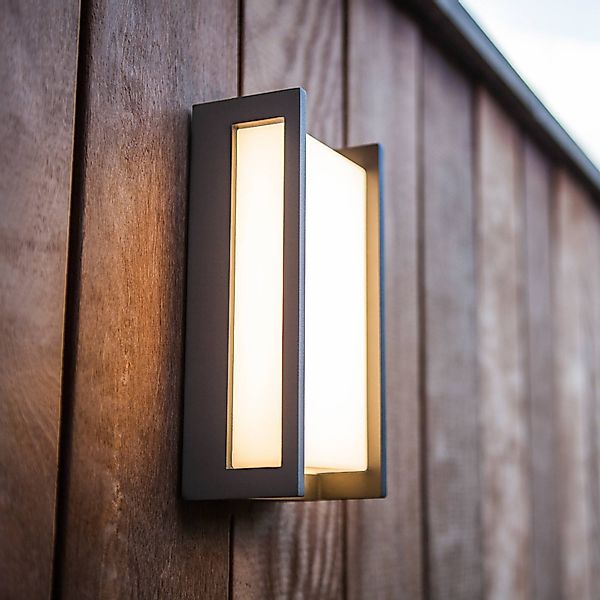 LED-Außenwandleuchte Qubo, RGBW smart steuerbar günstig online kaufen