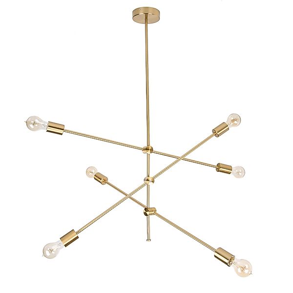 riess-ambiente Hängeleuchte VARIATION 128cm gold, ohne günstig online kaufen