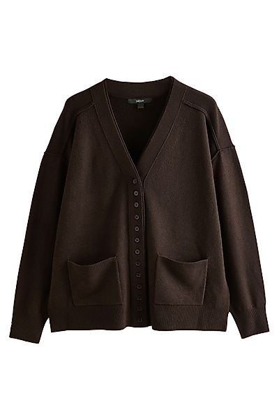 Next Strickjacke Superweiche Strickjacke mit V-Ausschnitt günstig online kaufen