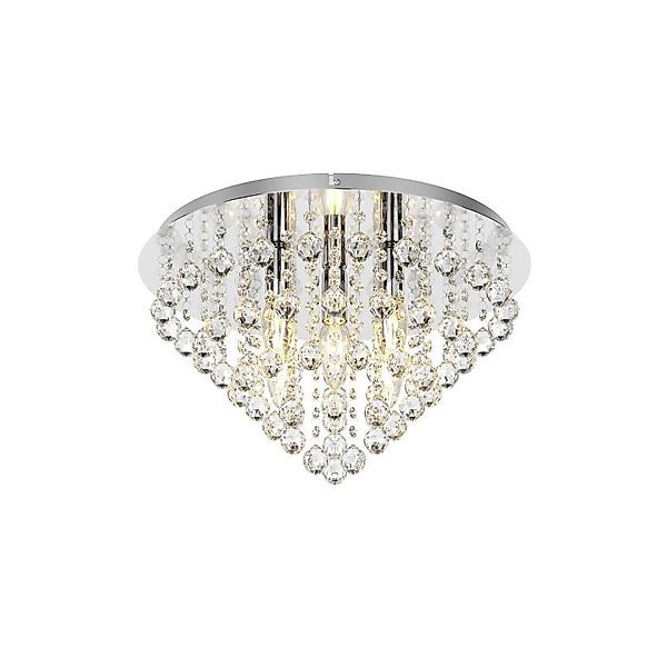 Lindby Deckenlampe Annica 9621468 Modern in Transparent aus Metall 5-flammi günstig online kaufen