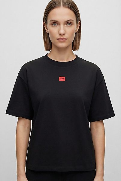 HUGO T-Shirt Signature normale Passofrm, Rundhals günstig online kaufen