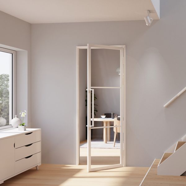 inova wohnen Zimmertür Glastür mit Stahlrahmen günstig online kaufen