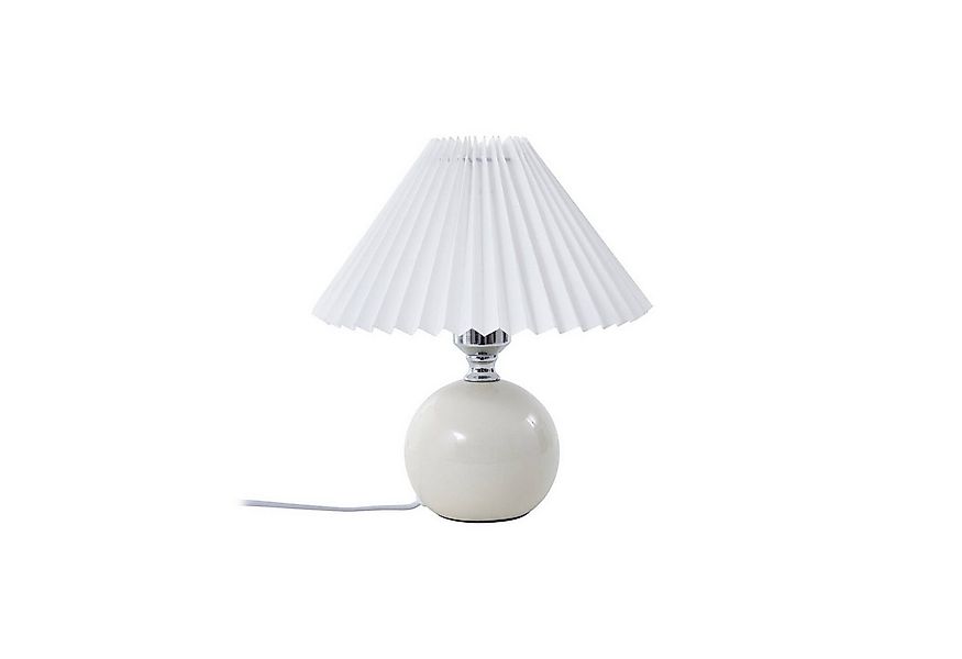 Lindby Tischleuchte Kerimi, Keramik Weiß IP20, 1 x 15 W LED günstig online kaufen