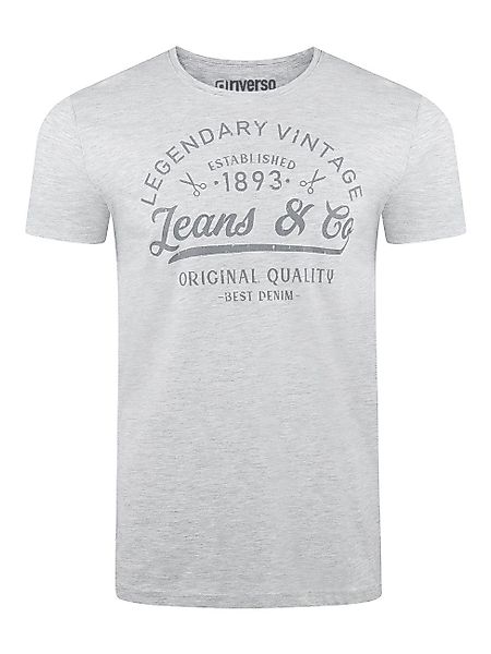 riverso T-Shirt Herren Printshirt RIVLeon Regular günstig online kaufen