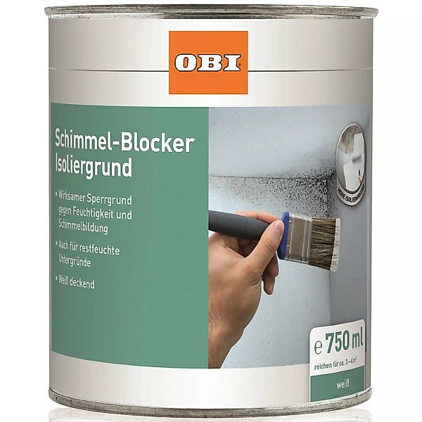 OBI Schimmel-Blocker Isoliergrund Weiß matt 750 ml günstig online kaufen