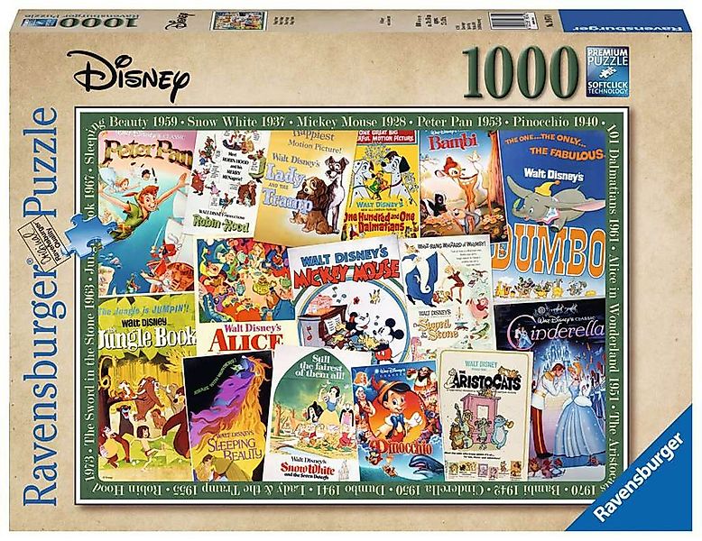 Ravensburger Puzzle Ravensburger 19874 - Disney günstig online kaufen