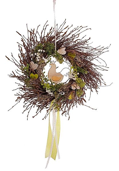 CreaFlor Home Dekokranz Naturfarben, Durchmesser 30 günstig online kaufen