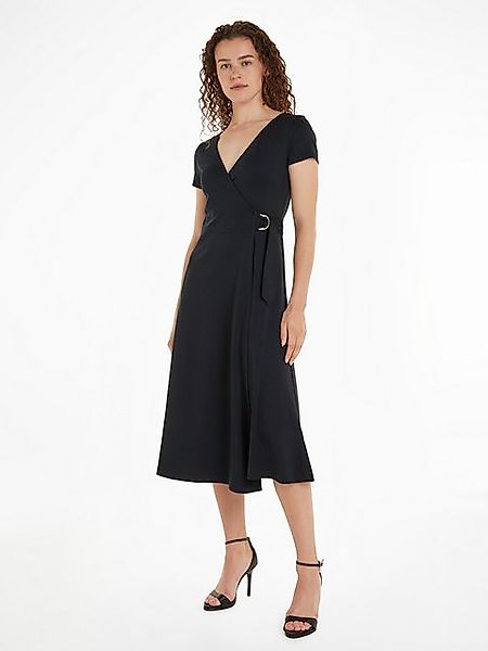 Tommy Hilfiger Wickelkleid UTILITY WRAP MIDI günstig online kaufen