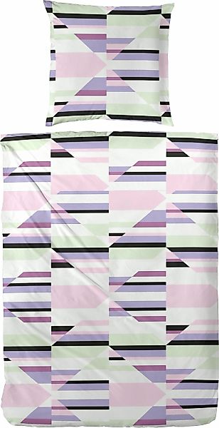 Primera Bettwäsche "Kaleidoskop" 2 Stk. tlg. mit geometrisch strukturierten günstig online kaufen