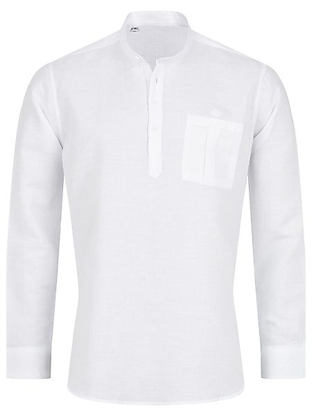 Indumentum Leinenhemd Herren Hemd Schlupfhemd Mao günstig online kaufen