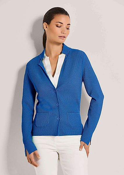 MADELEINE Strickjacke Schlanker Strickblazer mit langen günstig online kaufen
