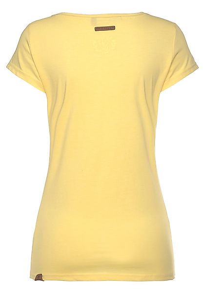 Ragwear T-Shirt MINT O mit Logoschriftzug und Zierknopf-Applikation in natü günstig online kaufen