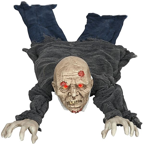HOMCOM Halloween-Dekoration Zombie Untoter, 1,40 m Lebensechte Größe Hallow günstig online kaufen