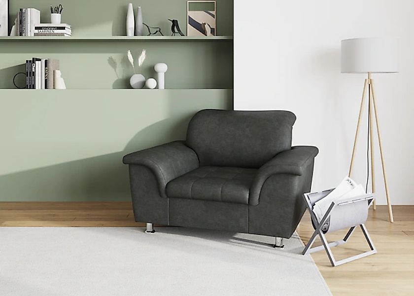 DOMO collection Sessel »Franzi, zeitlos & elegant, moderne Sitzheftung« mit günstig online kaufen