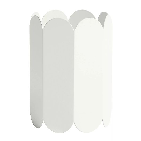 Vase Arcs metall weiß / Metall - Ø 17 x H 25 cm - Hay - Weiß günstig online kaufen