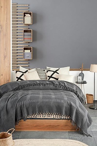 BOHORIA Tagesdecke Tagesdecke XXL in Waffeloptik günstig online kaufen