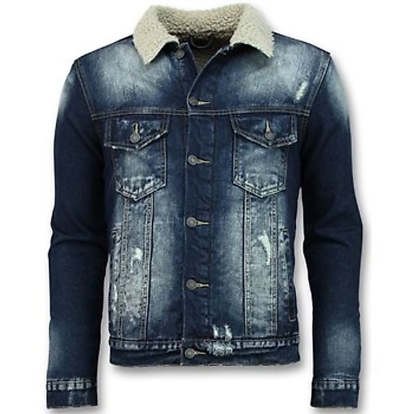 Warren Webber  Jeansjacken Jeans Jacke Mit Fell Stehkragen günstig online kaufen