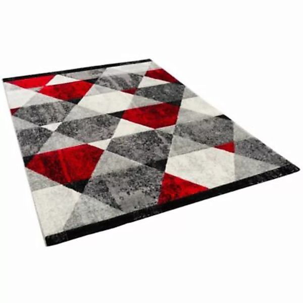 Pergamon Designer Teppich Maui Modern Rauten Teppiche rot Gr. 80 x 150 günstig online kaufen