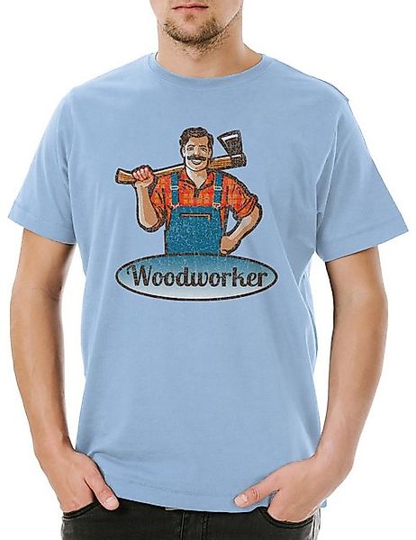 Urban Backwoods Print-Shirt Urban Backwoods Woodworker II Herren T-Shirt He günstig online kaufen
