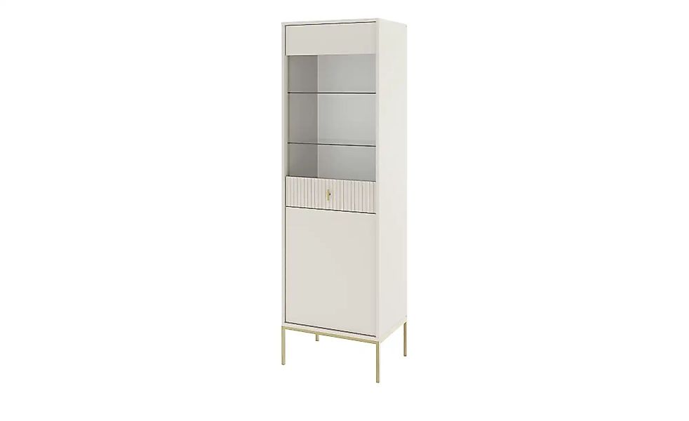 Vitrine  Maglione ¦ beige ¦ Maße (cm): B: 53,9 H: 175 T: 39.0 Schränke > Vi günstig online kaufen