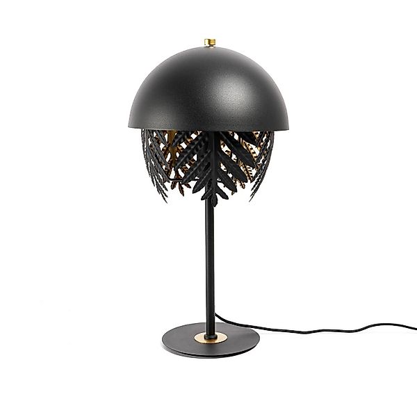 Lucande Tischlampe Aparas 9639646 Design Modern in Schwarz aus Metall 1-fla günstig online kaufen