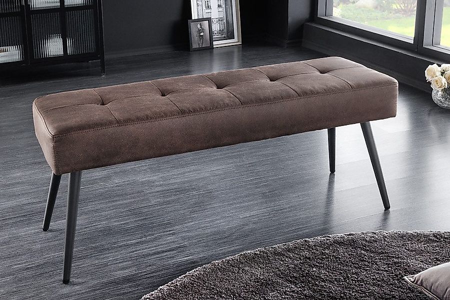 riess-ambiente Sitzbank BOUTIQUE 100cm braun / schwarz (Einzelartikel, 1-St günstig online kaufen