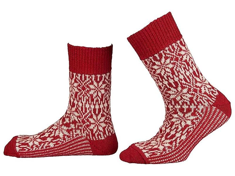 Hirsch Natur Socken Hirsch Natur Unisex-Wollsocken 'Norweger Sternenmu günstig online kaufen