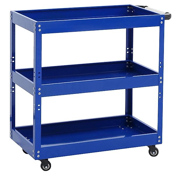 PROREGAL Werkzeugwagen Rollwagen Mit 3 Ladeflächen HxBxT 73x73x36cm Rollwag günstig online kaufen