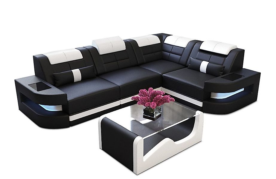 Sofa Dreams Ecksofa Leder Sofa Ledercouch günstig online kaufen