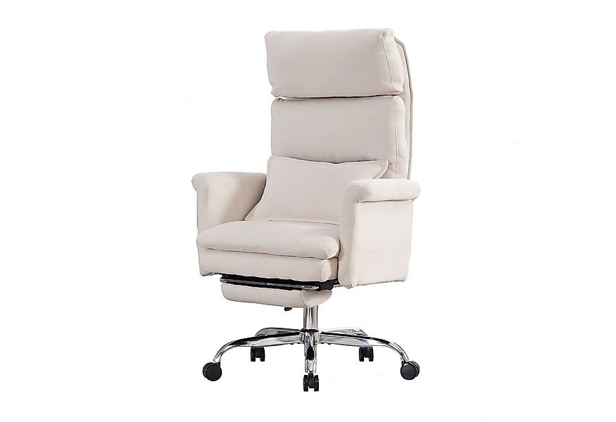 UEV Bürostuhl Ergonomisch mit Fußstütze Verstellbarer Kopfstütze (mit klapp günstig online kaufen