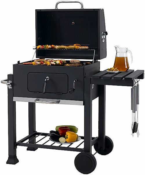 tepro Grillwagen Toronto Click 115 x 107 x 67 cm (B x H x T) Anthrazit/Edel günstig online kaufen