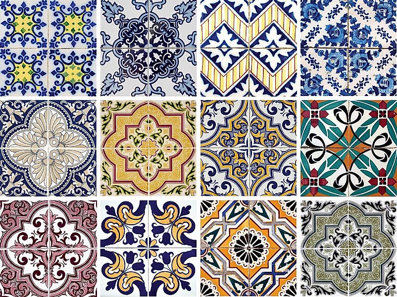 Home affaire Fliesenaufkleber Ornamente (12 St), günstig online kaufen