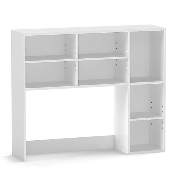 Costway Schreibtischregal Aufbewahrungsorganizer 94 x 25 x 79 cm Weiß günstig online kaufen