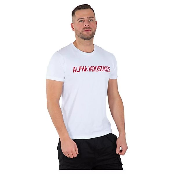 Alpha Industries Rbf Moto Kurzärmeliges T-shirt XS White günstig online kaufen