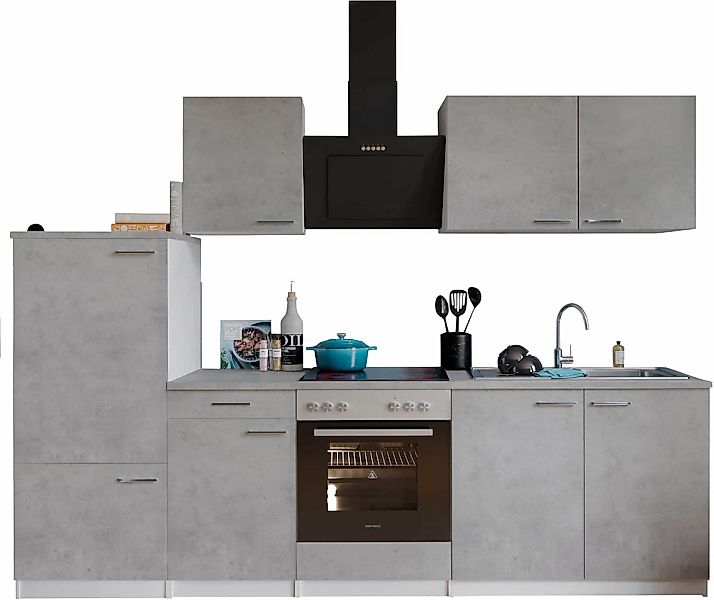 MESANA Küchenzeile "Malia", Breite 270 cm, 85 cm Arbeitshöhe, in exklusiver günstig online kaufen