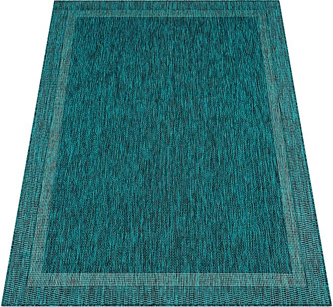 Paco Home Teppich »Roma 272«, rechteckig, 4 mm Höhe, Flachgewebe, meliert, günstig online kaufen